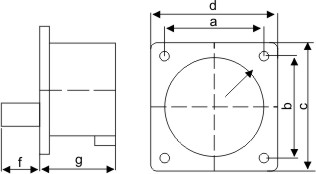 ZYY暗裝器具插頭-613-4規格尺寸 ZYY暗裝器具插頭-613-4規格尺寸
