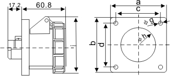 新型工業暗裝插座-3132-4 新型工業暗裝插座-3132-4